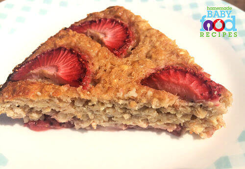 Baby's Strawberry & Banana Slice