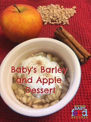 barley for infants