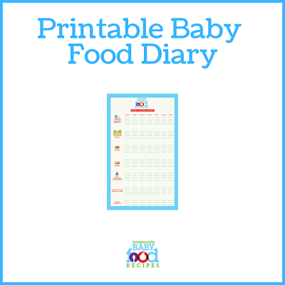 Baby Food Starter Chart