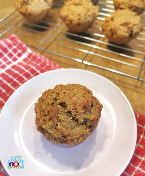 A sweet potato muffin baby food recipe